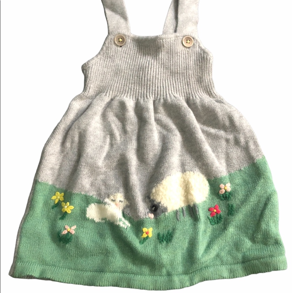 BABY BODEN SHEEP DRESS